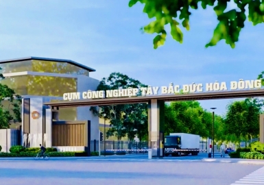 Quyết định giao đất cụm công nghiệp Tây Bắc Đức Hoà Đông
