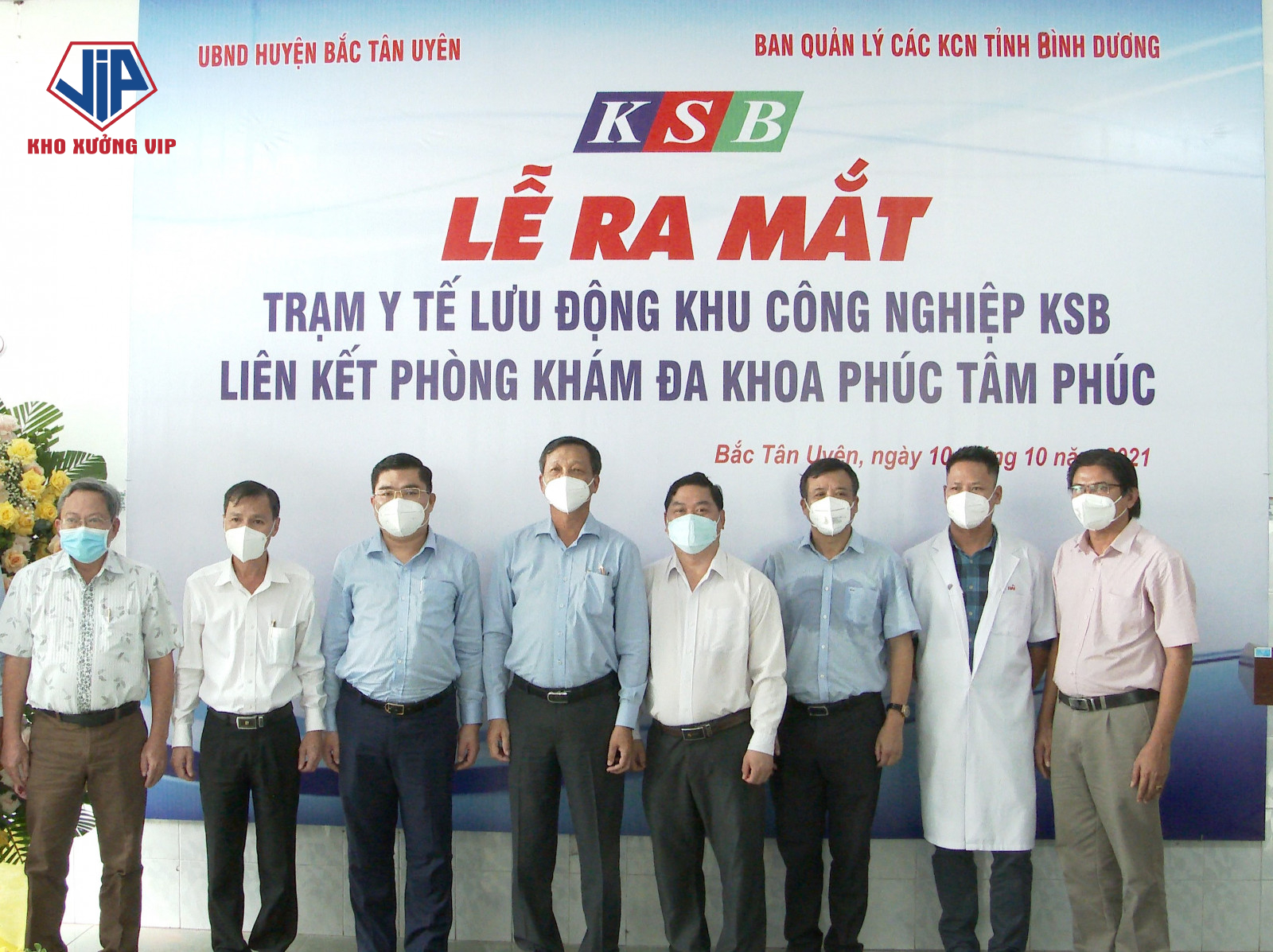 Lễ ký kết ra mắt trạm y tế tại KCN KBS