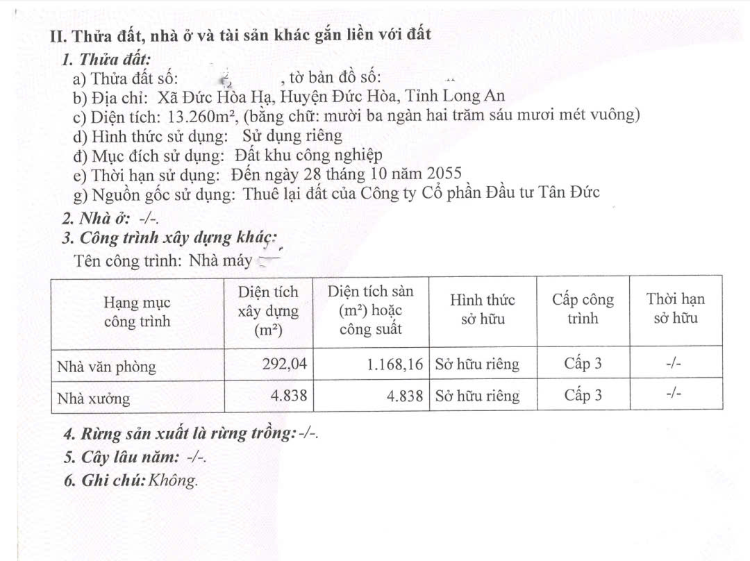 bán xưởng cụm khu công nghiệp Hải Sơn