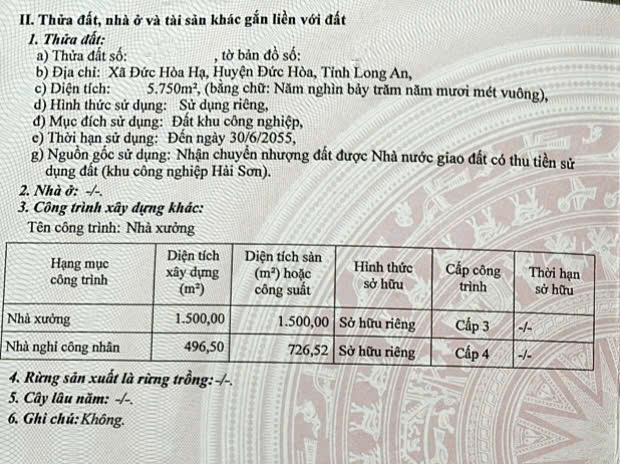 Bán đất khu công nghiệp Hải sơn mở rộng