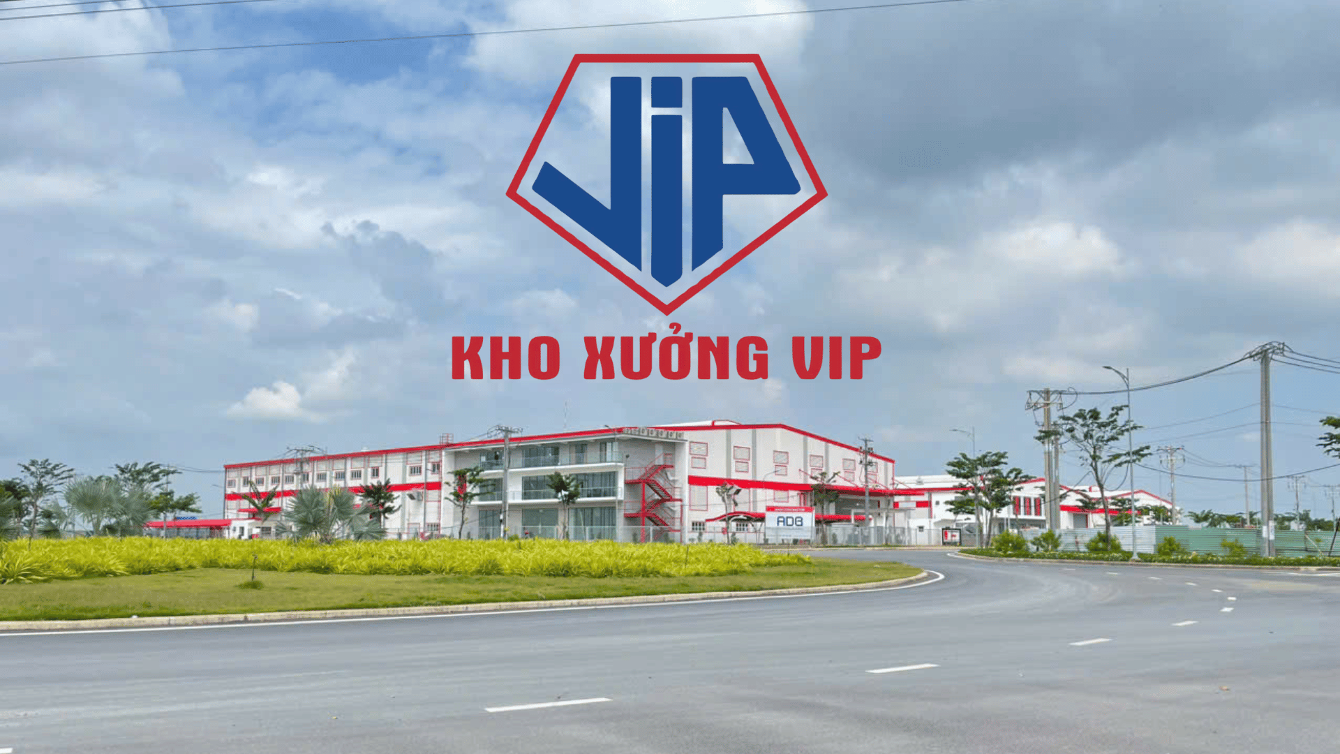 Cổng khu công nghiệp Hựu Thạnh